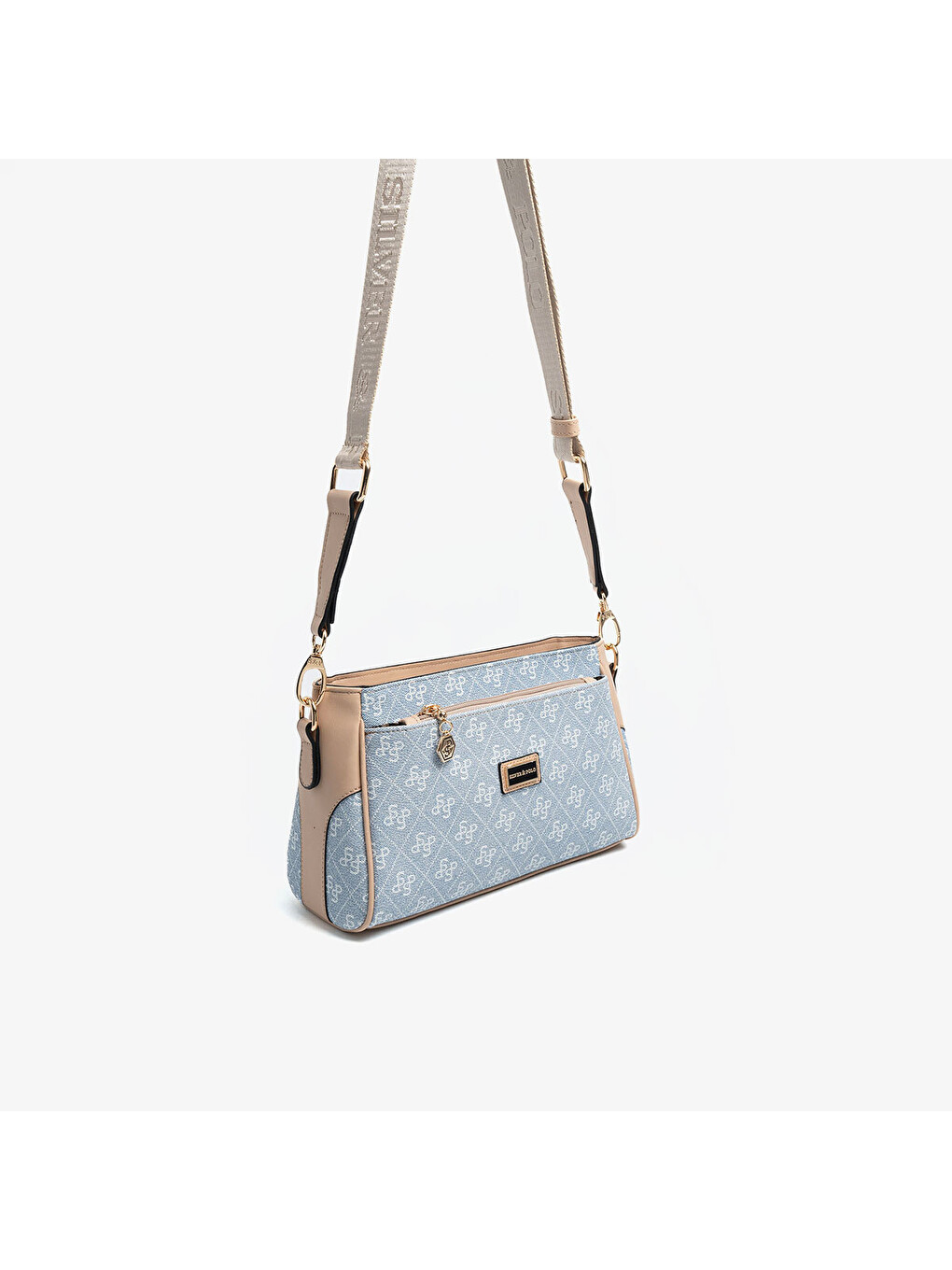 Lacivert Kadın SP1273-M178 SILVER POLO Çapraz Çanta Mavi-Ten-2