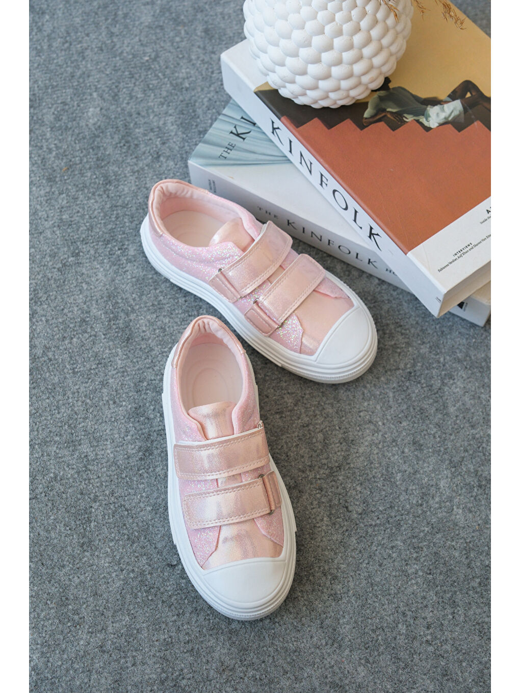 Pembe Arzen Günlük Ortopedik Kız Çocuk Spor Ayakkabı-1