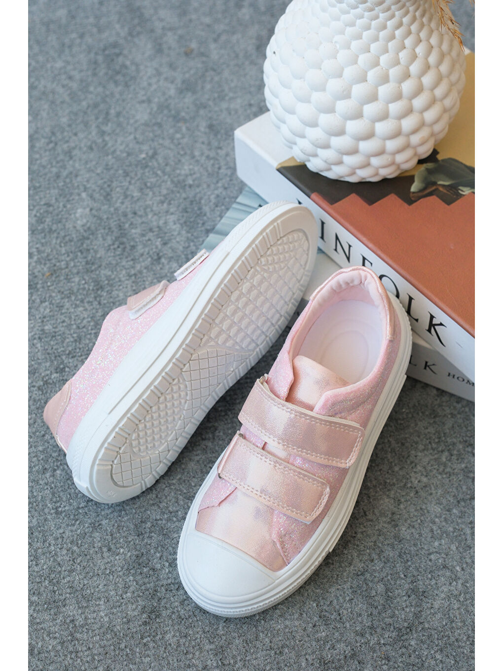 Pembe Arzen Günlük Ortopedik Kız Çocuk Spor Ayakkabı-3