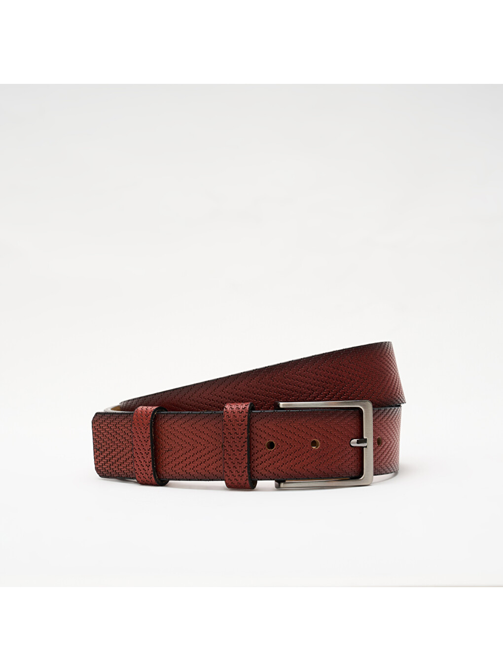 Kahverengi Erkek Gr-040-138 Klasik Kemer (genişlik 4 Cm)