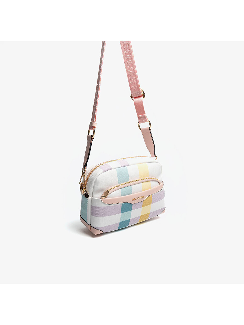 Beyaz Kadın SP1201-M71 SILVER POLO Çapraz Çanta Lila-Pembe-2