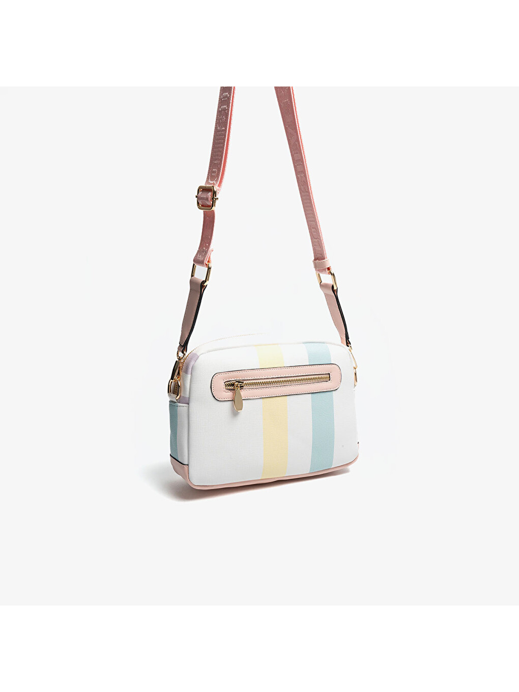 Beyaz Kadın SP1201-M71 SILVER POLO Çapraz Çanta Lila-Pembe-4
