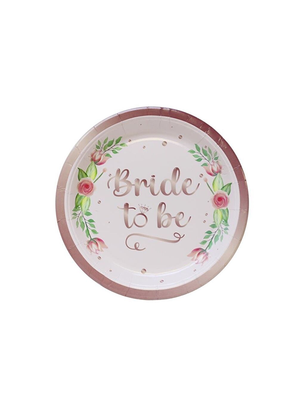 Pembe Bride Temalı Karton Tabak Bardak Set Bekarlığa Veda Partisi Tabak Bardak-1