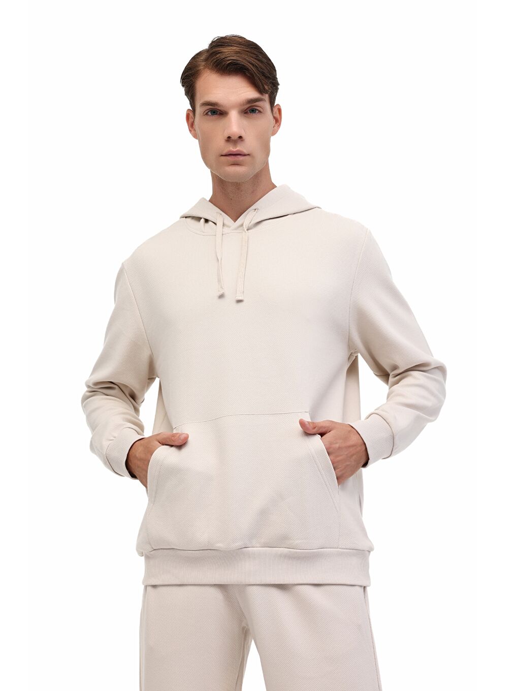 Bej MB REVES 17LJK-575961 5PR Ekru Erkek Sweatshirt