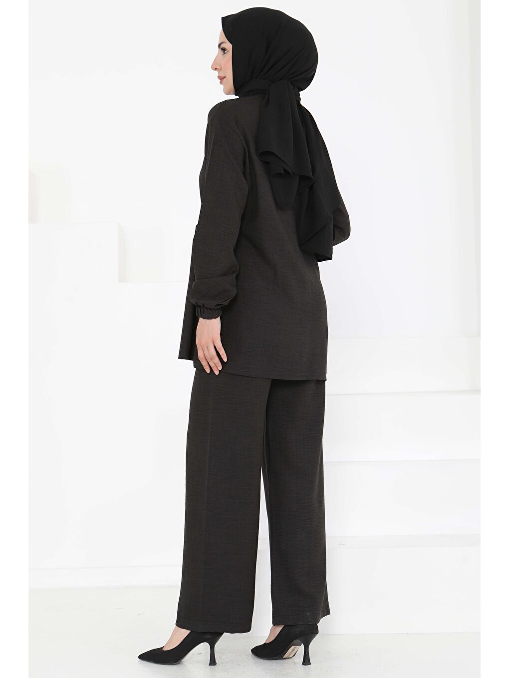 Bağlamalı İkili Takım Siyah - 27196-5