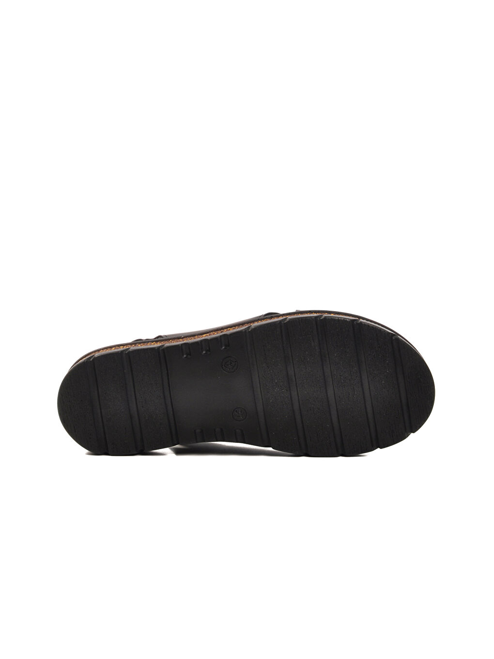 Siyah Cırtlı Kadın Sandalet 492129 Z-4