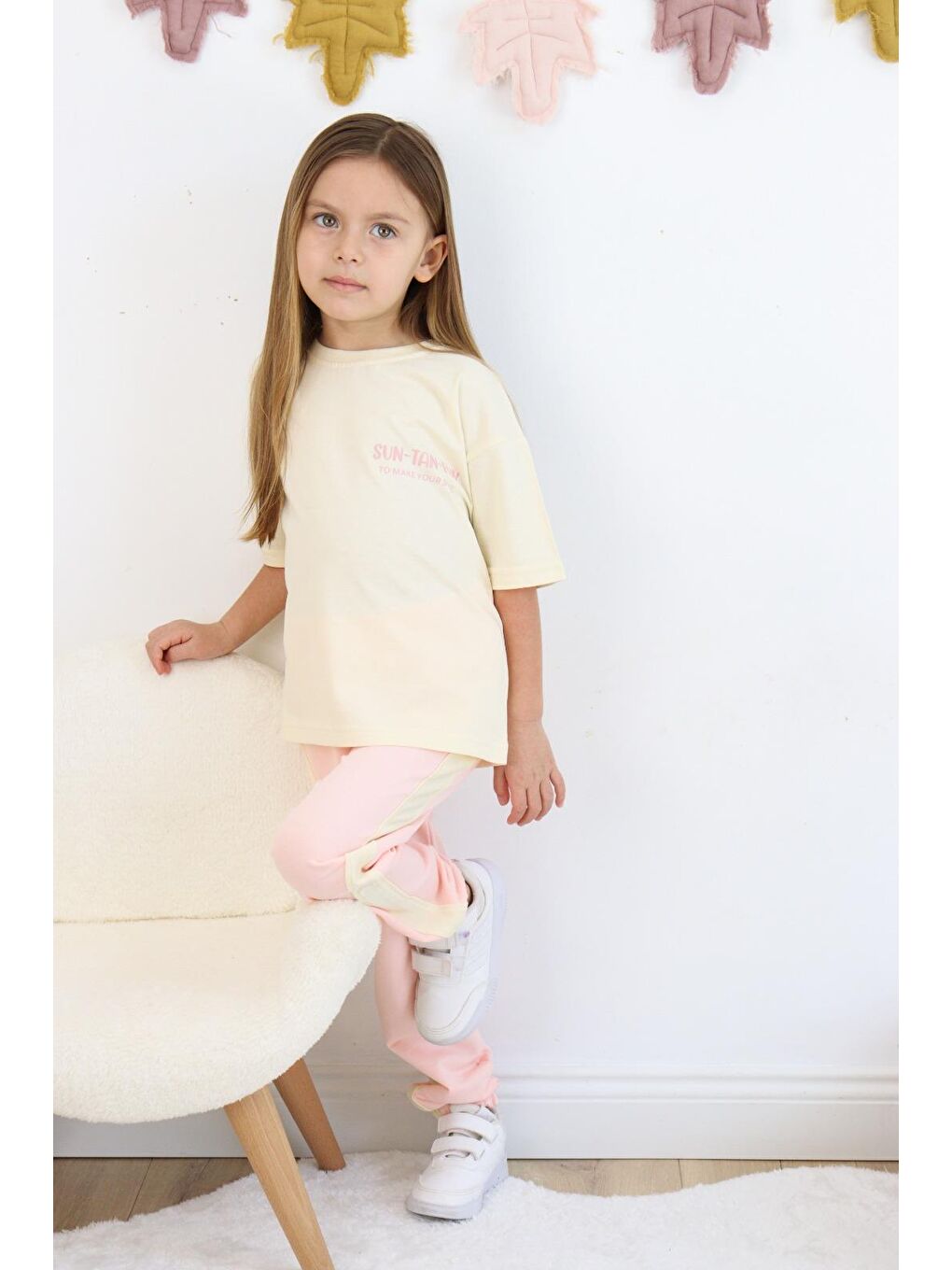 Pembe Suntanfun Kız Çocuk Eşofman Takımı-1