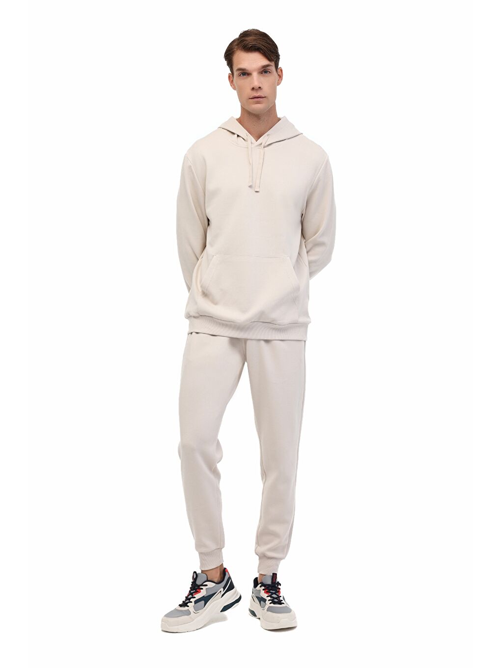 Bej MB REVES 17LJK-575961 5PR Ekru Erkek Sweatshirt-2