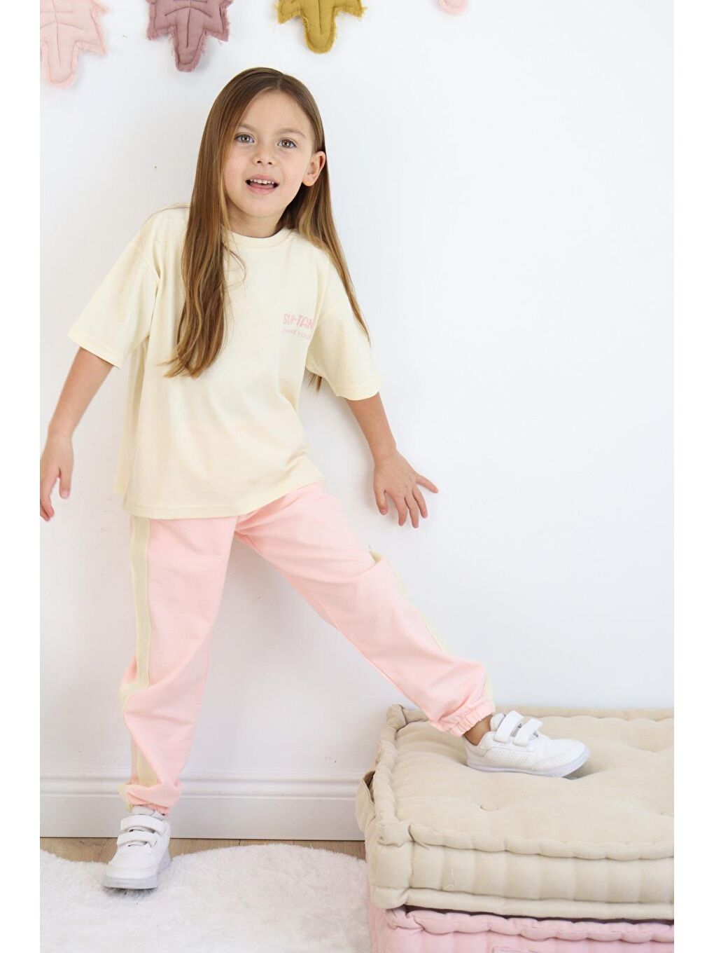 Pembe Suntanfun Kız Çocuk Eşofman Takımı-5