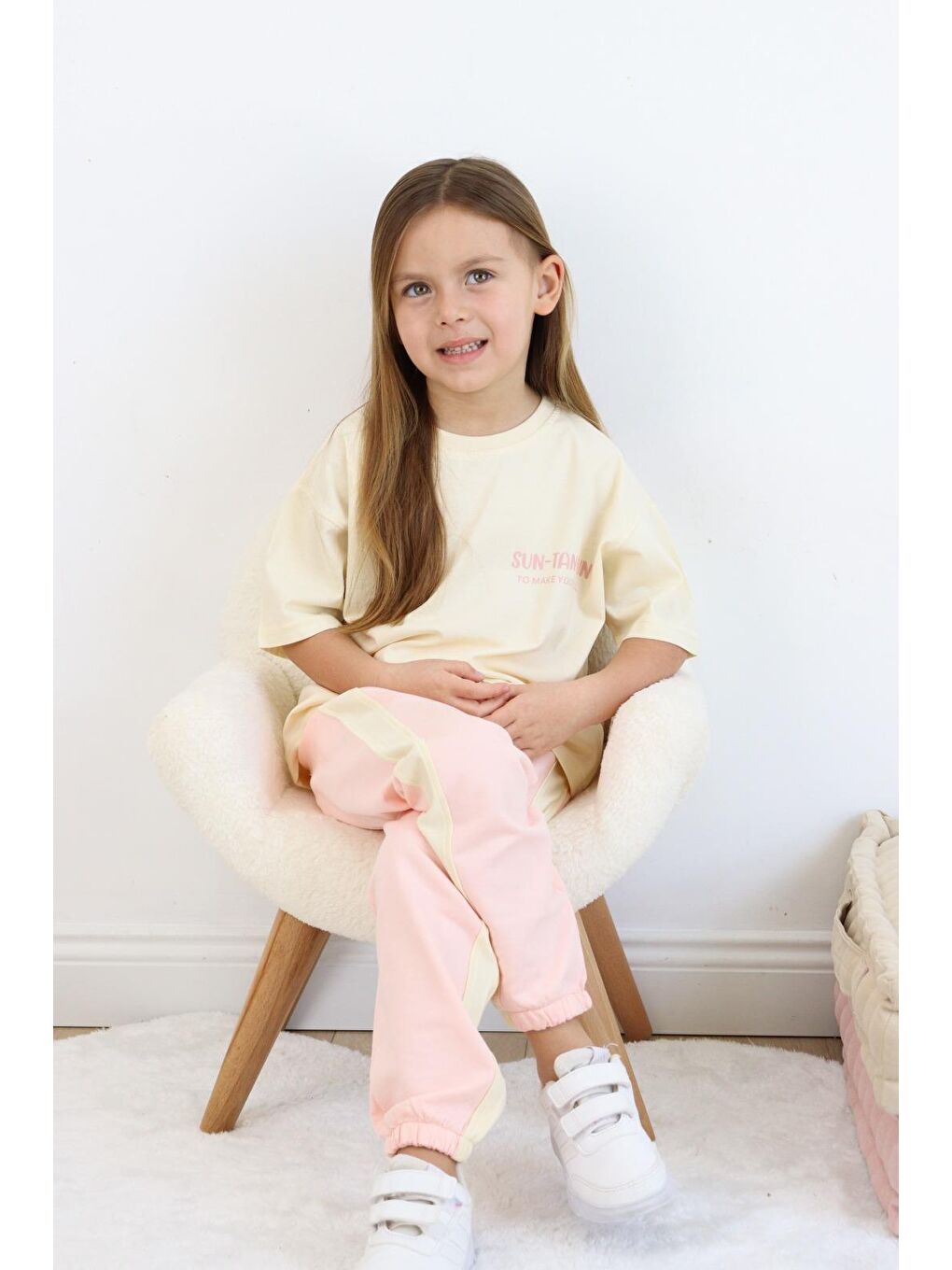 Pembe Suntanfun Kız Çocuk Eşofman Takımı-7