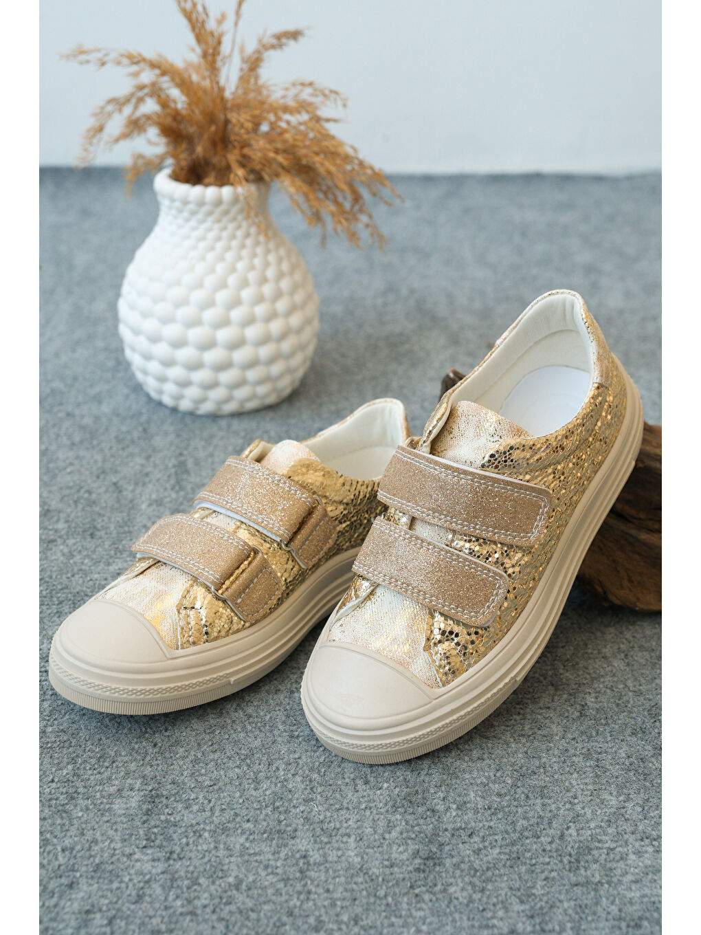 Sarı Arzen Günlük Ortopedik Kız Çocuk Spor Ayakkabı