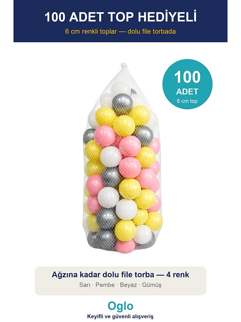Top Havuzu 100 Top Dahil — Yumuşak Minderli Bebek Oyun Havuzu, Katlanır Çocuk Oyun Parkı Top Seti 0+-2