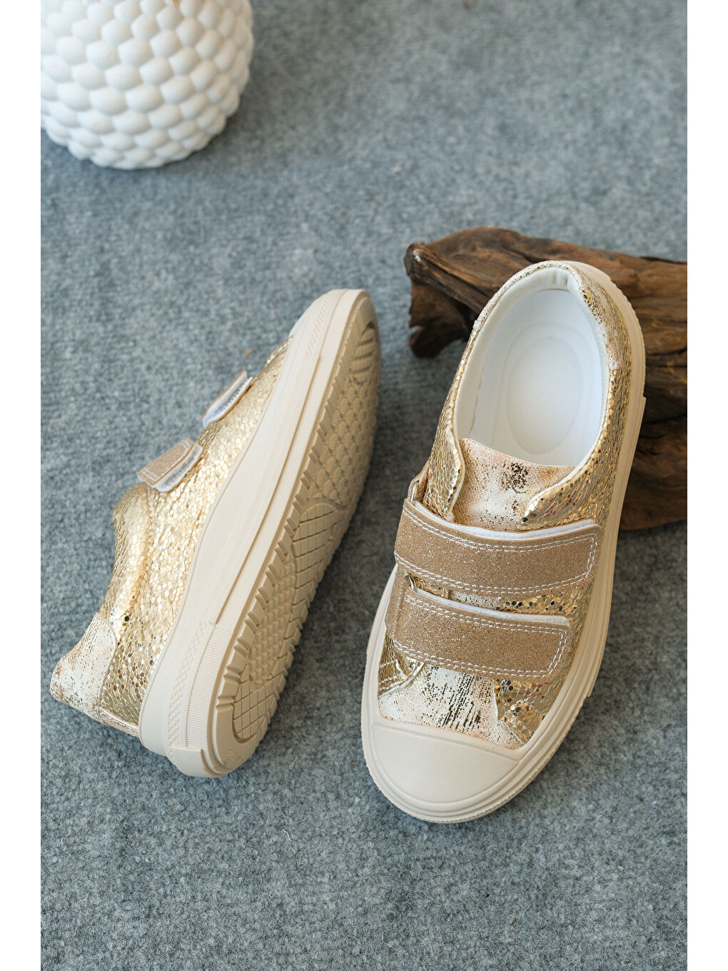 Sarı Arzen Günlük Ortopedik Kız Çocuk Spor Ayakkabı-2