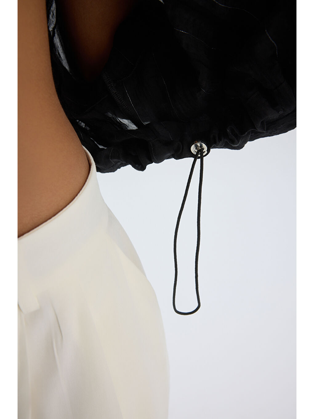 Claps İnce Siyah Kısa Gömlek-7