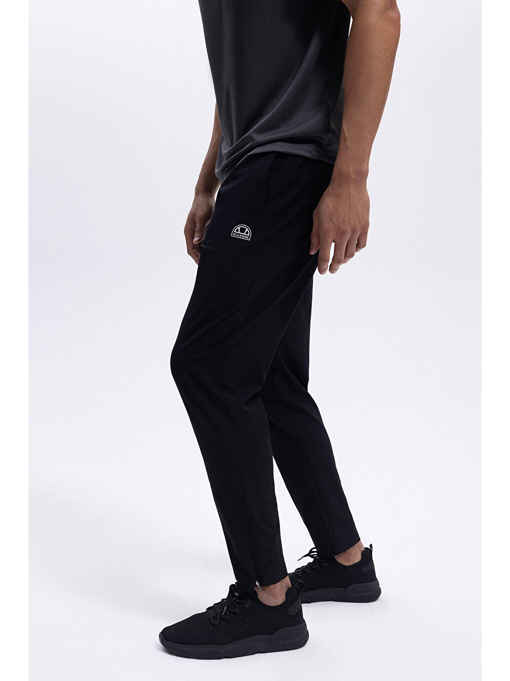 Antrasit Regular Fit Normal Bel Fermuarlı Dar Paça Jogger Pantolon EM440-ANT-3