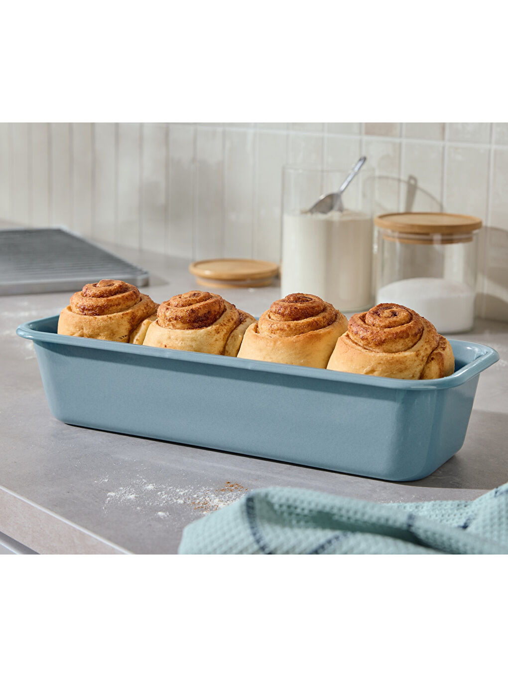 Mavi Emaye Baton Kalıp