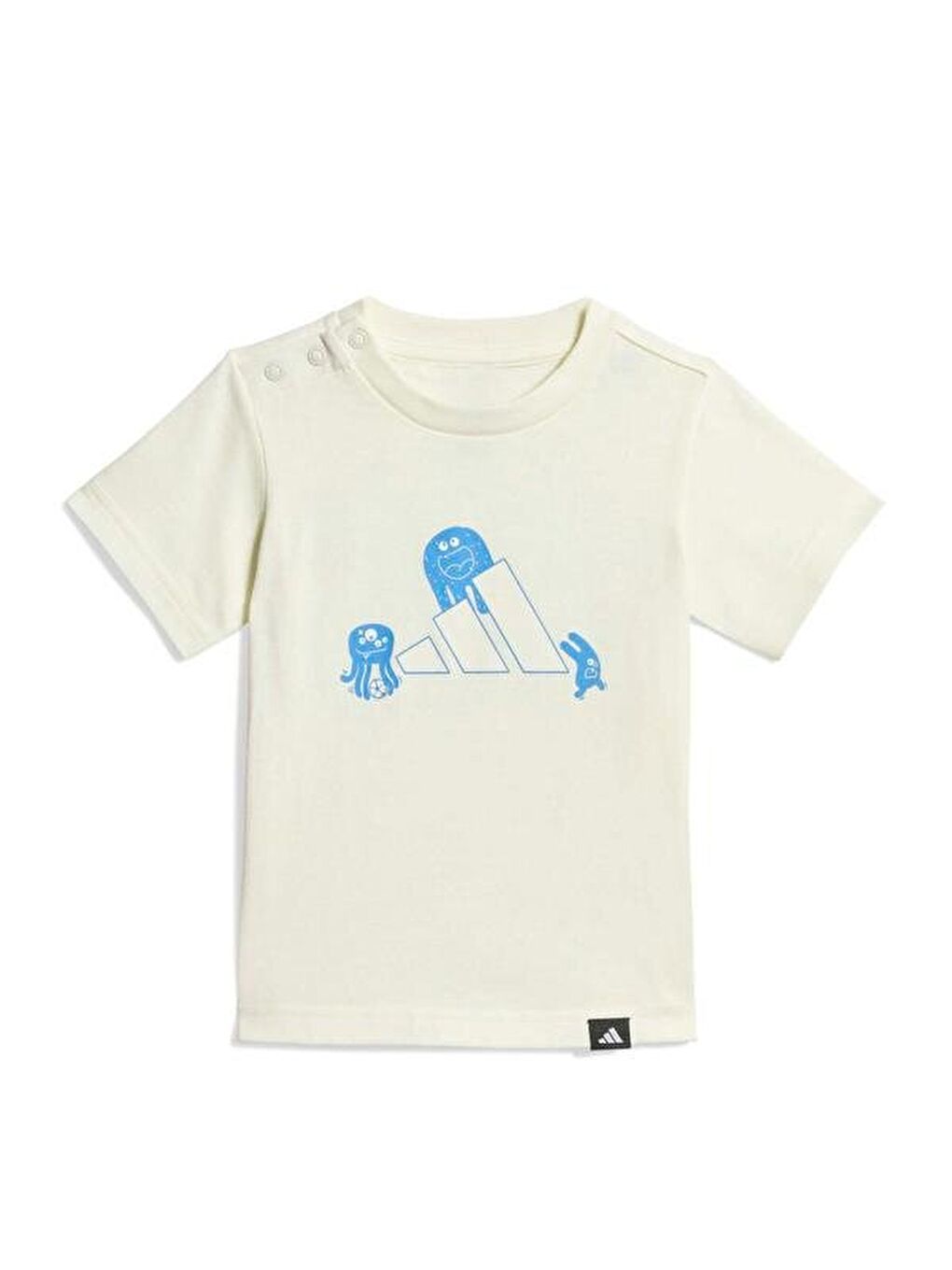 Tiro Nster Bebek Ekru Yuvarlak Yaka Tişört