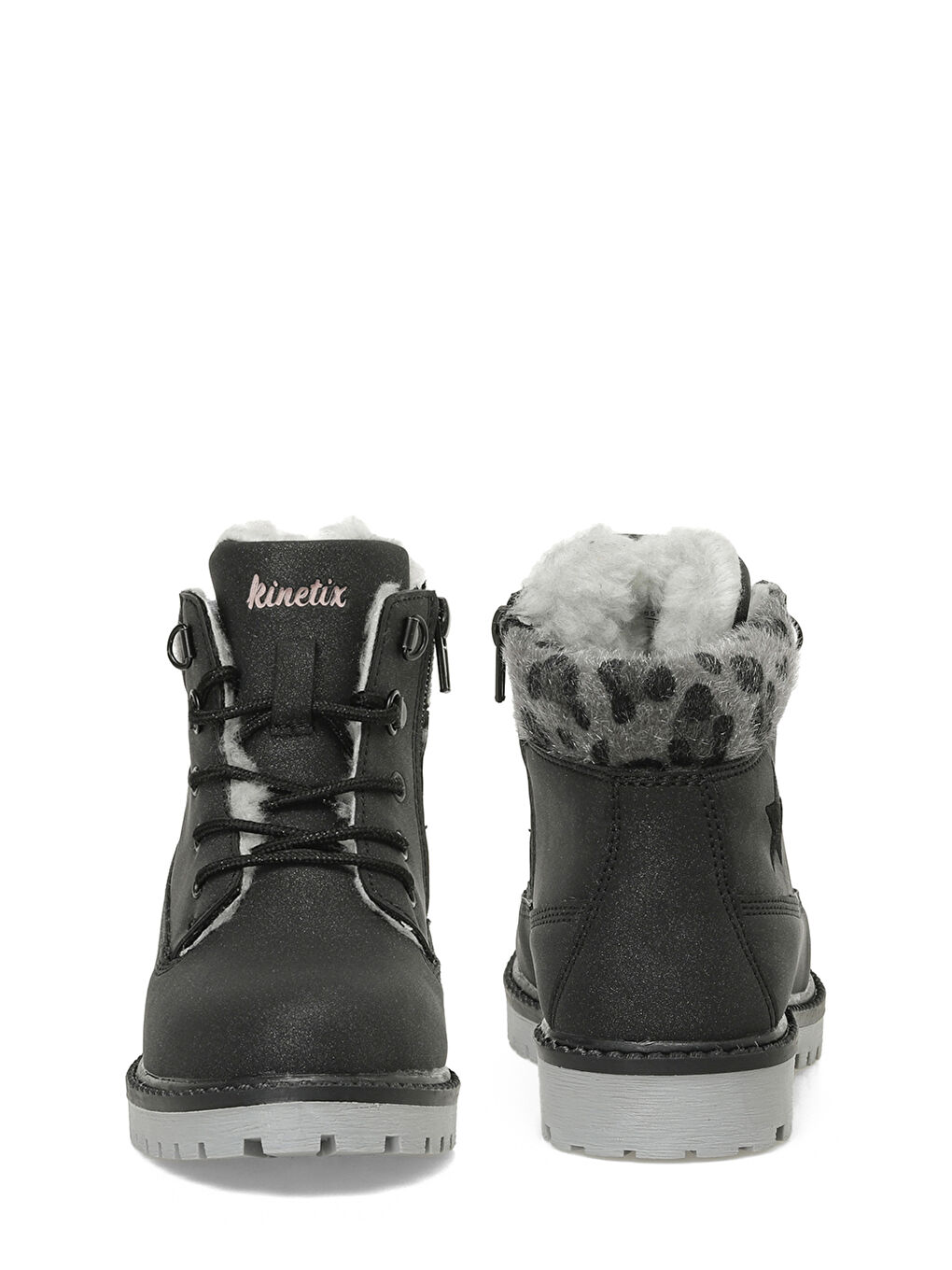 LEOW 4PR Siyah Kız Çocuk Worker Bot-4