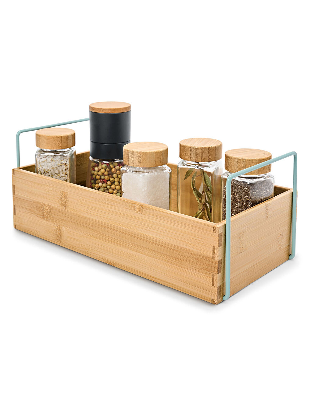 Kahverengi Baharat Saklama Kutusu, Ahşap-1