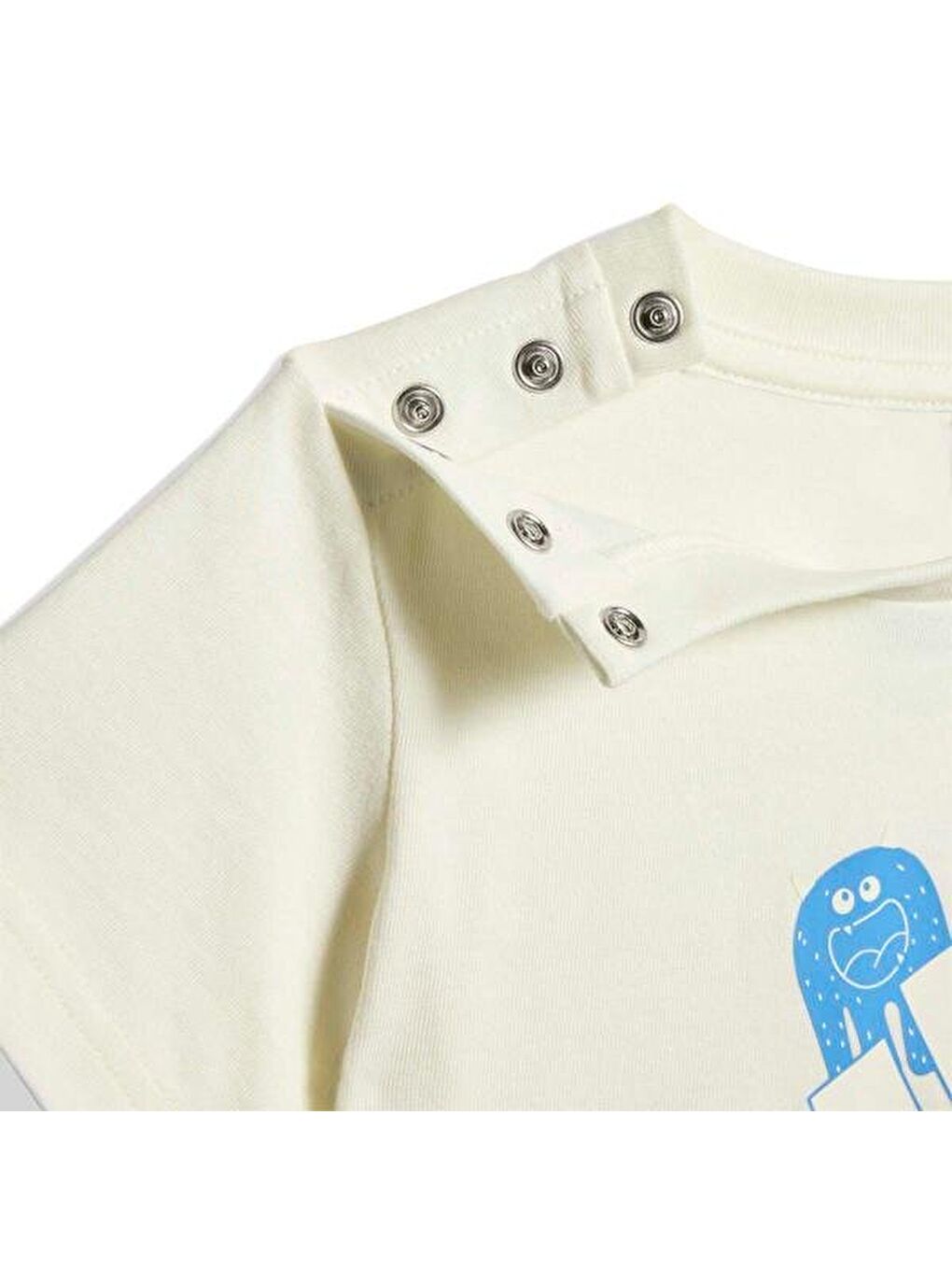 Tiro Nster Bebek Ekru Yuvarlak Yaka Tişört-2