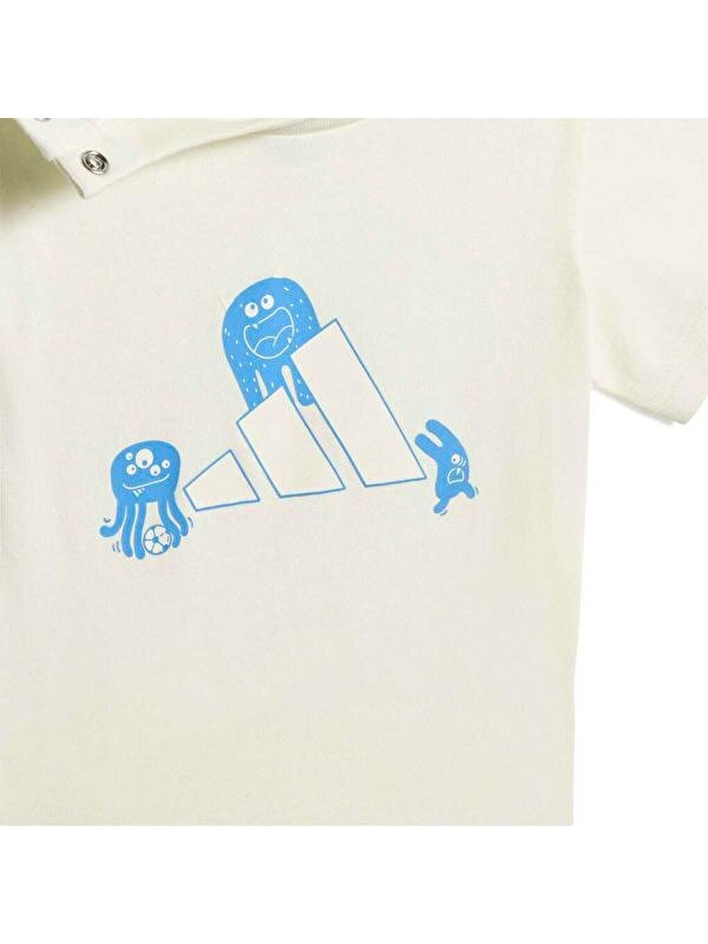 Tiro Nster Bebek Ekru Yuvarlak Yaka Tişört-3