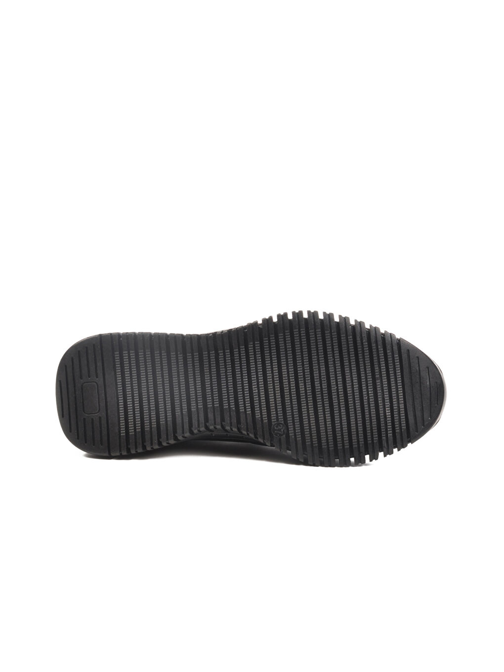 Siyah Hakiki Deri Anatomik Kadın Casual Ayakkabı 9403 Z-4