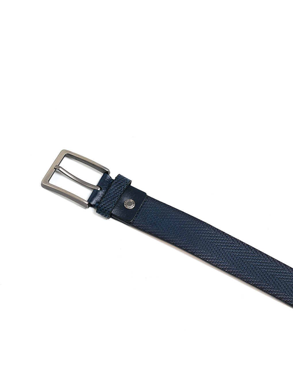 Lacivert Erkek Gr-040-138 Klasik Kemer (genişlik 4 Cm)-1