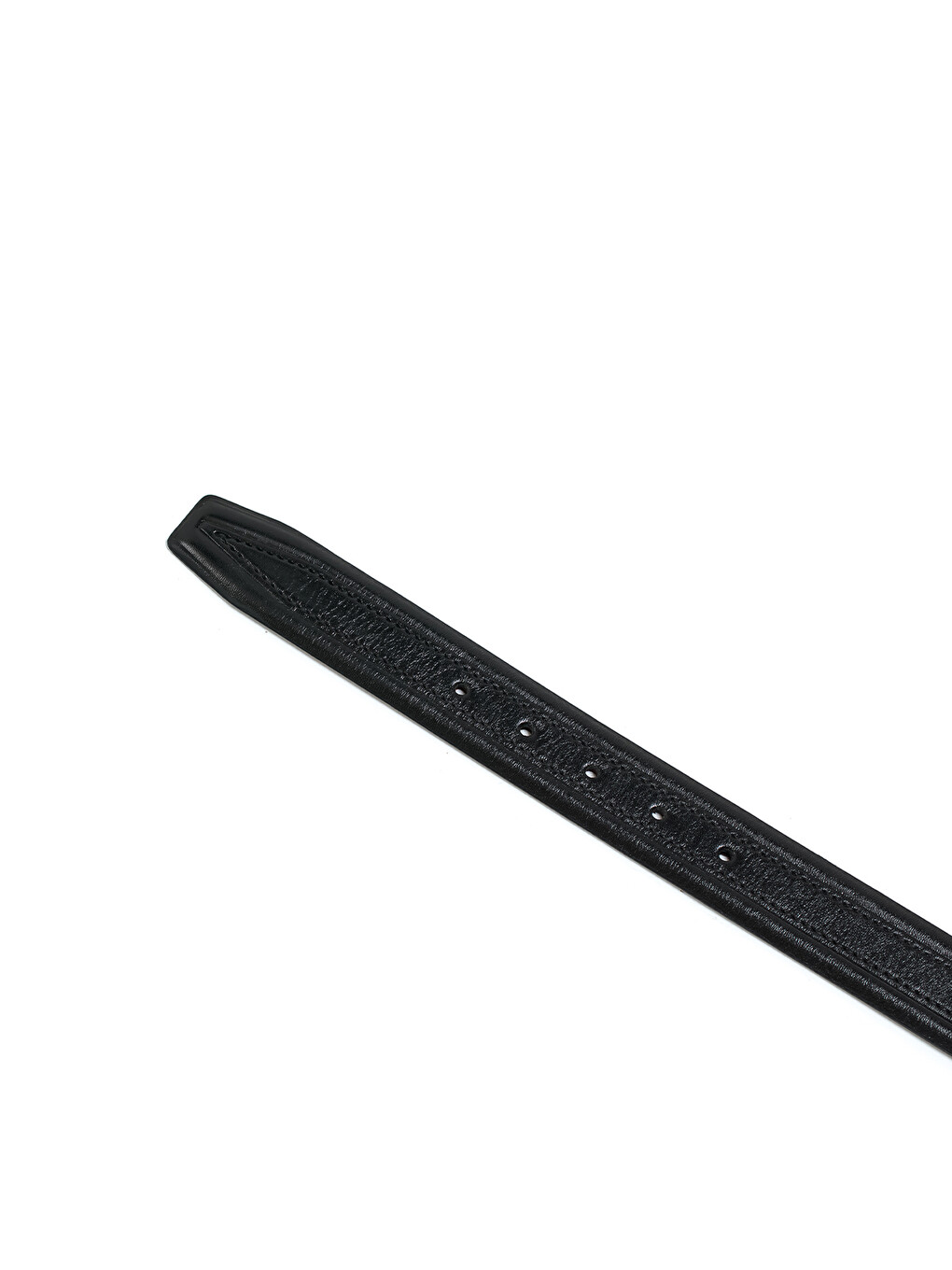Siyah Erkek F-734-42 Arsel Deri Klasik Kemer (genişlik 3.5 Cm)-2