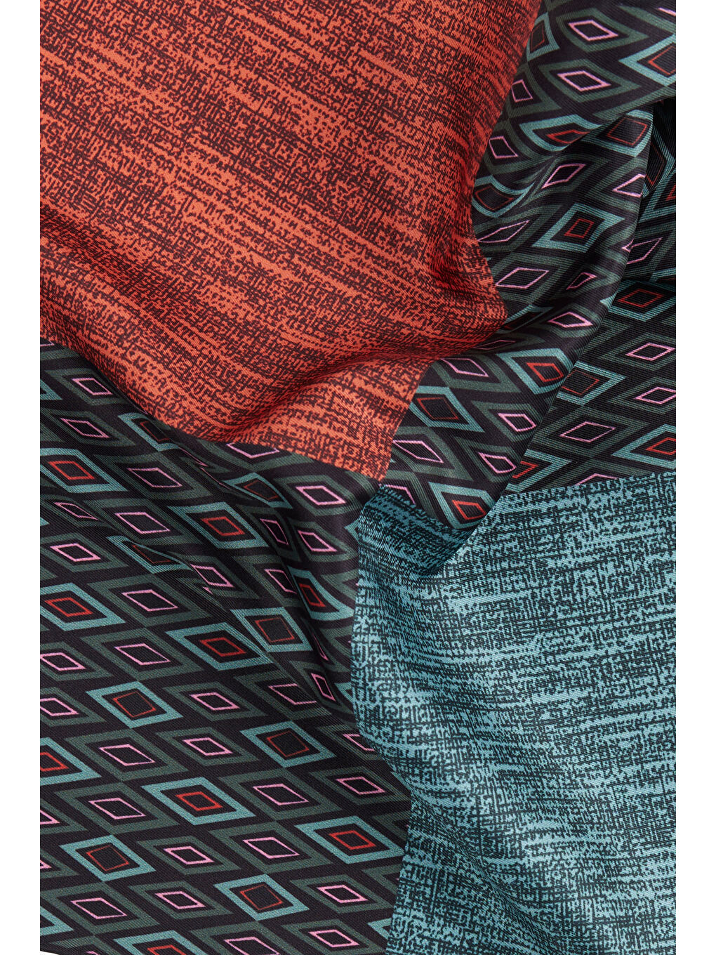 Erkek Yeşil-Bordo Mendil-2