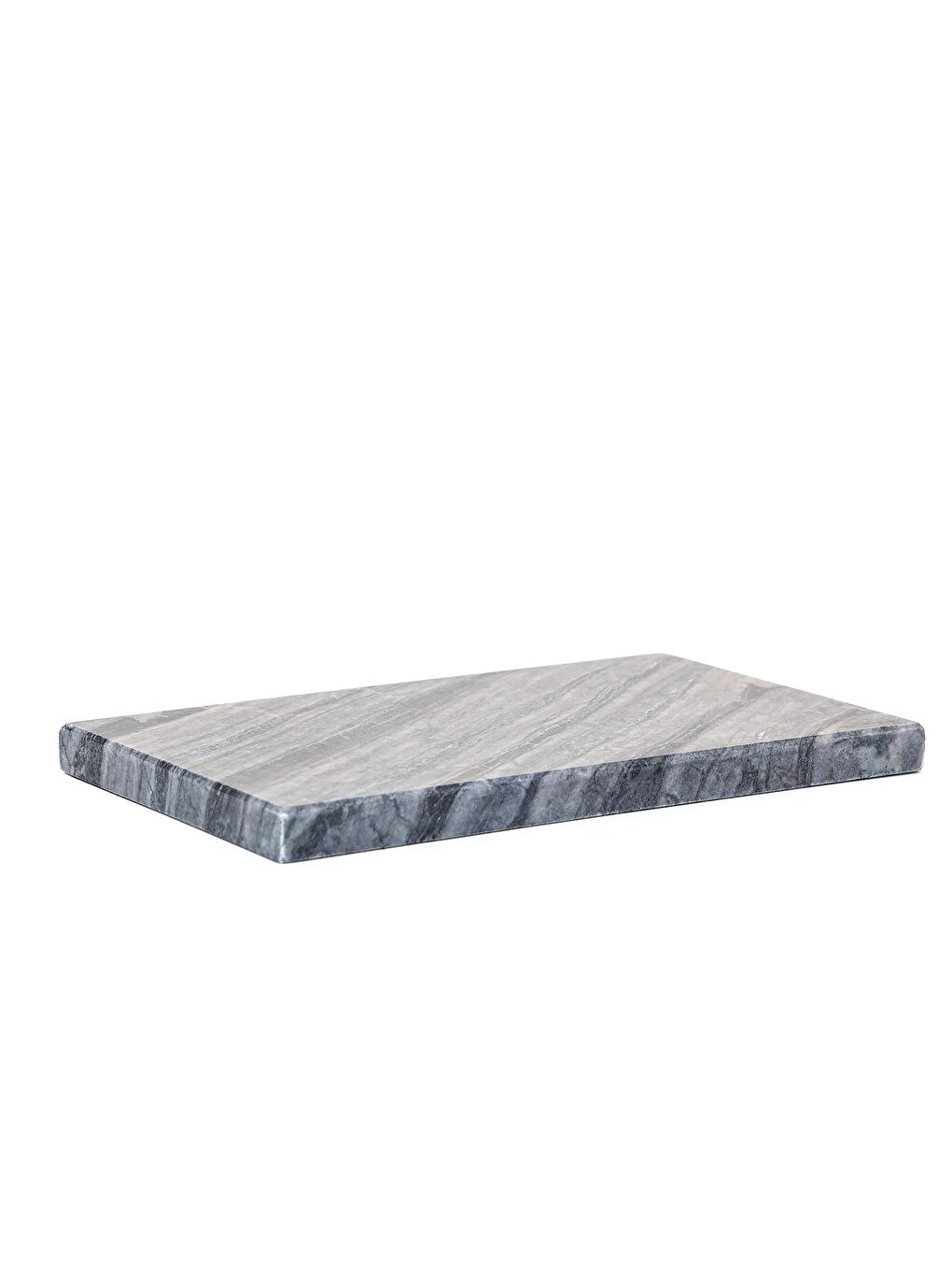 Missi Dekoratif Sunumluk Antrasit Doğal Mermer Taş - 12x23 cm - 3