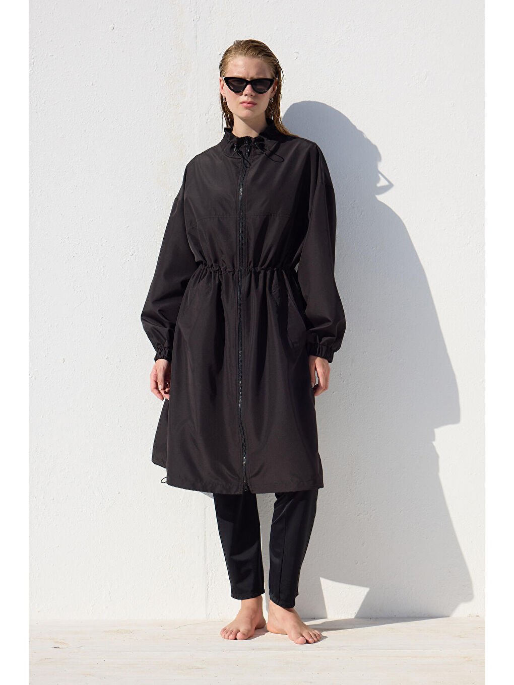 Oversize Uzun Mayo Siyah