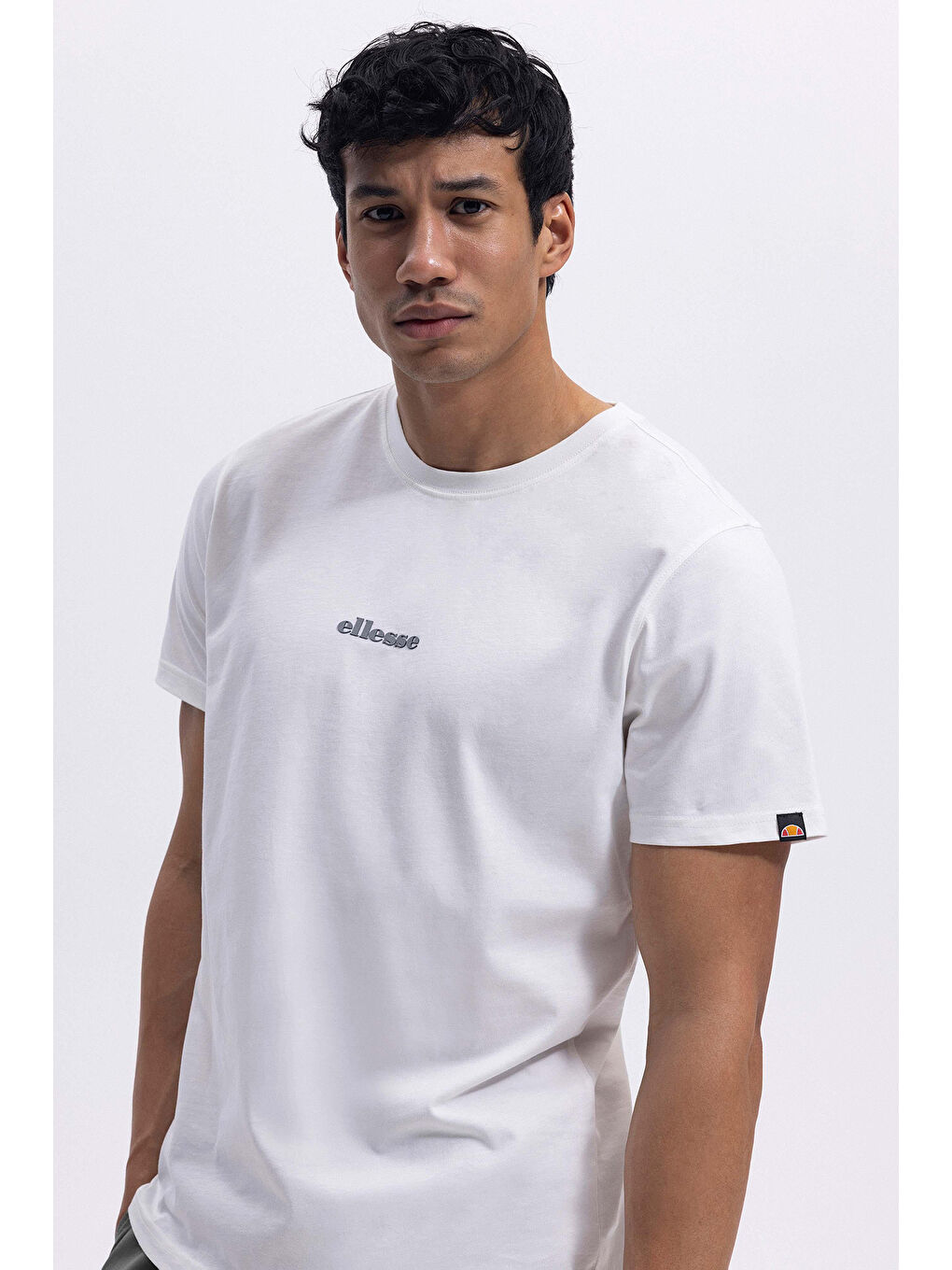 Beyaz % 100 Pamuk Baskılı Regular Fit Bisiklet Yaka T Shirt EM462-OF-2