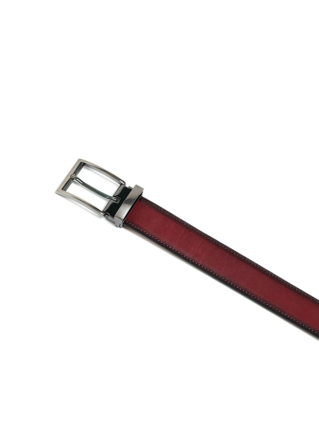 Bordo Erkek Gr-334-00 Klasik Kemer (genişlik 3.5 Cm)-1