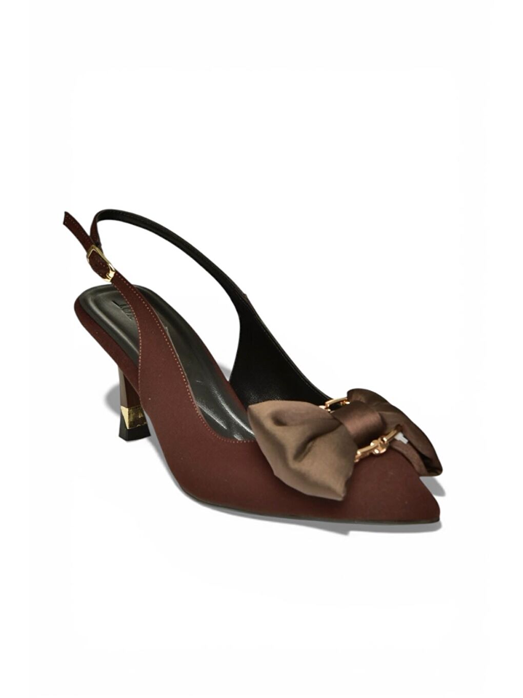 Kahverengi Kadın Topuklu Ayakkabı Y308203704-1