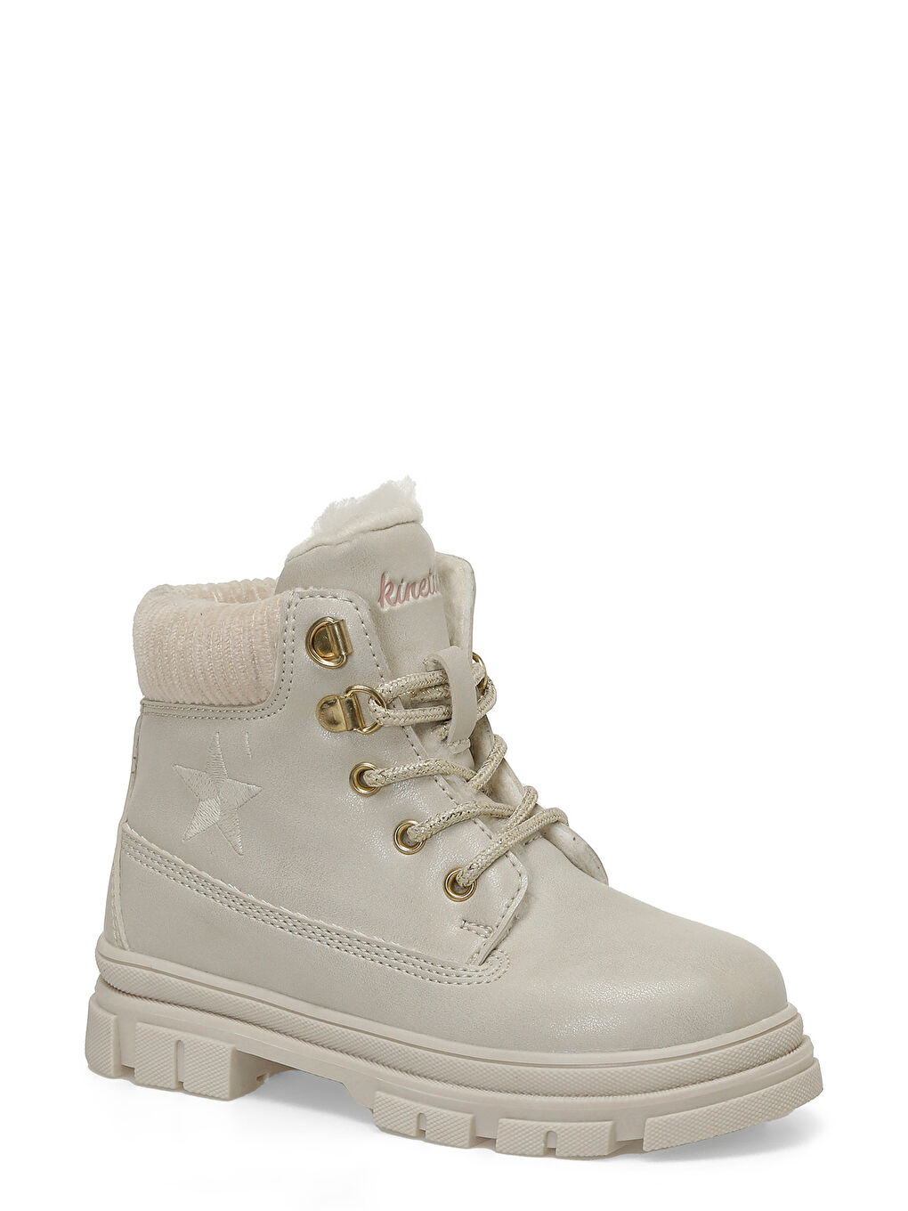 LEOW 4PR Bej Kız Çocuk Worker Bot-1