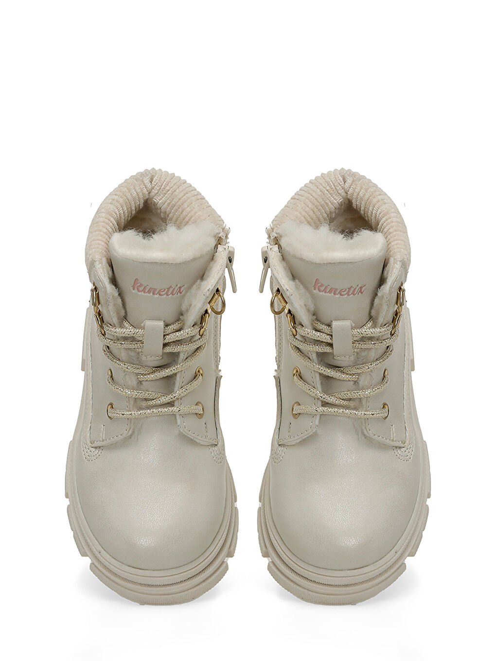 LEOW 4PR Bej Kız Çocuk Worker Bot-3