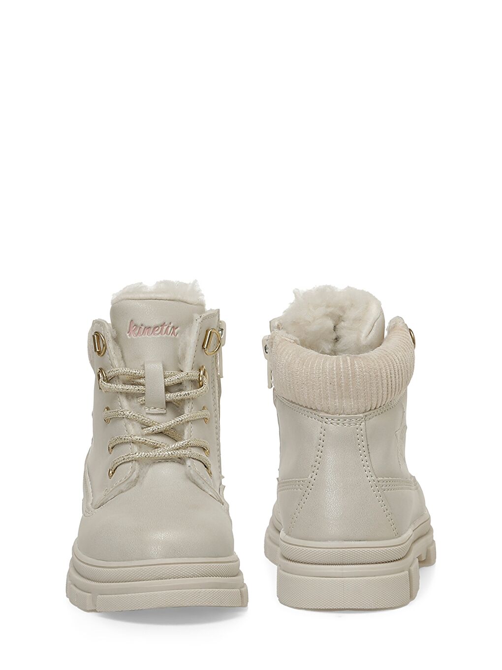 LEOW 4PR Bej Kız Çocuk Worker Bot-4