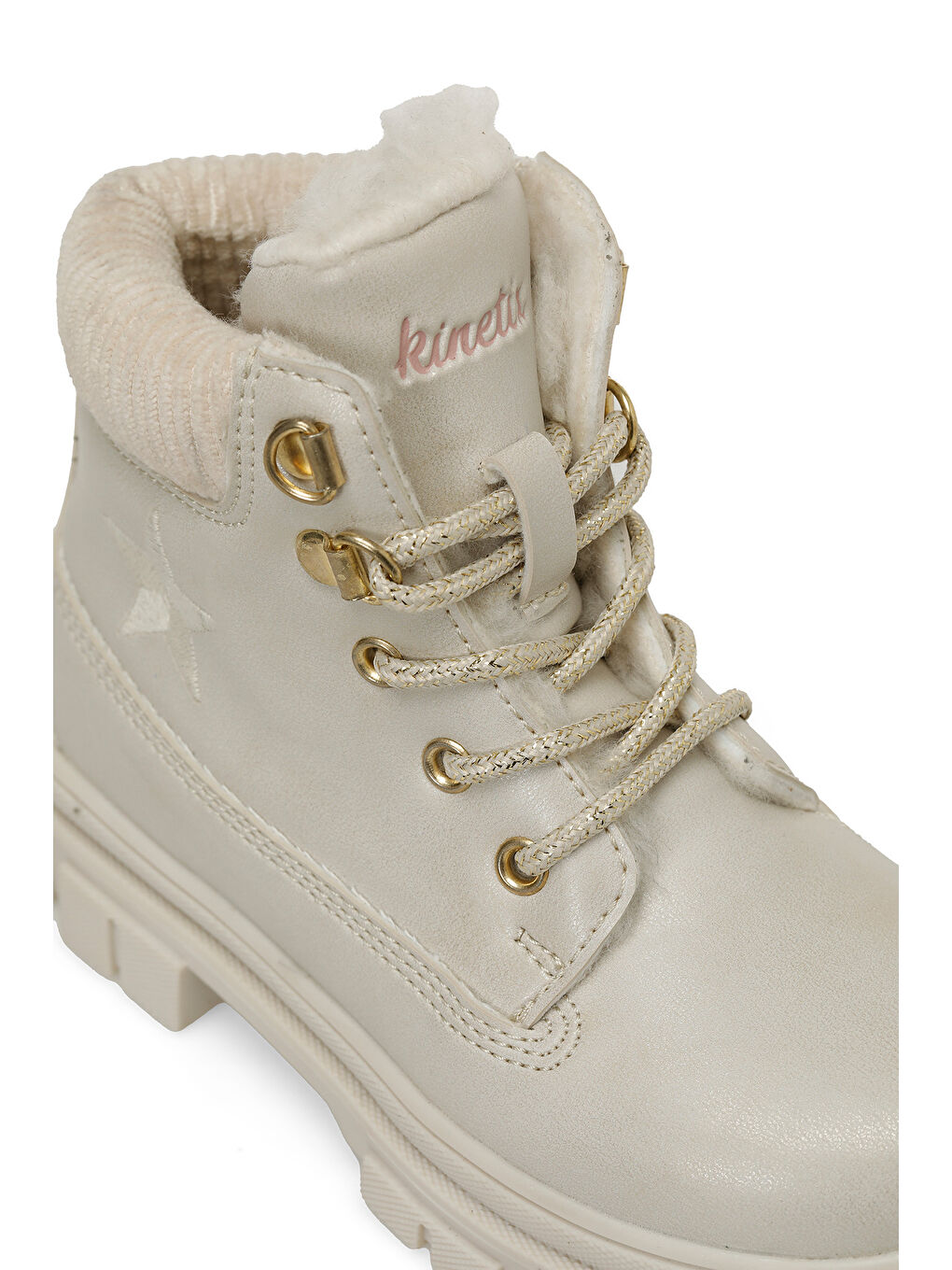 LEOW 4PR Bej Kız Çocuk Worker Bot-6