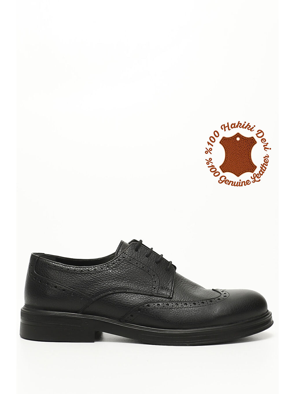 Mor Erkek ZÜMRÜT-SİYAH Bağcıklı Hakiki Deri Klasik Ayakkabı