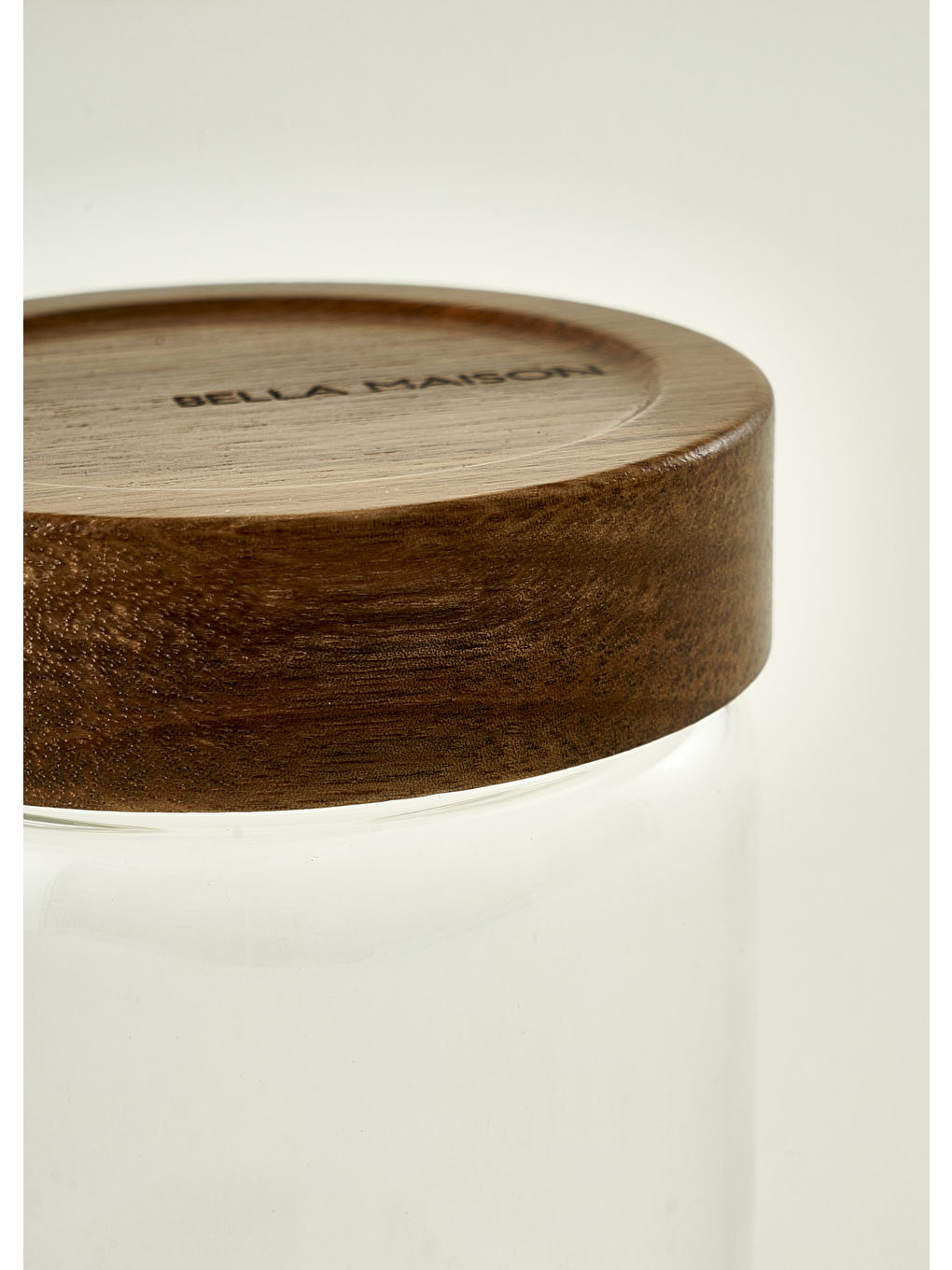 Bej Austin Ahşap Kapaklı 3'lü Kavanoz Seti Naturel (850 cc)-3