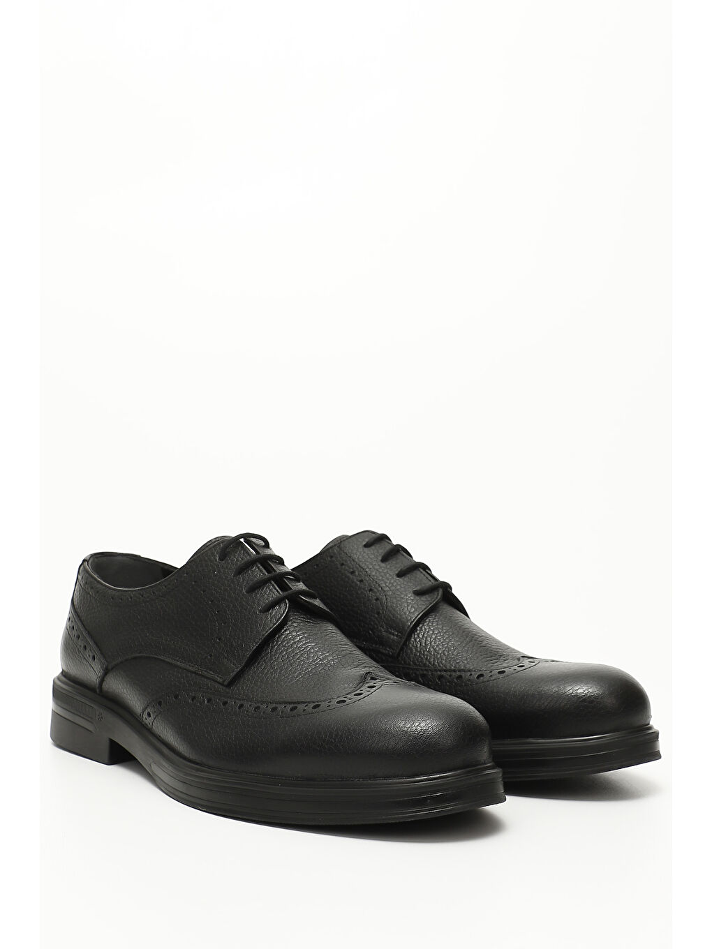 Mor Erkek ZÜMRÜT-SİYAH Bağcıklı Hakiki Deri Klasik Ayakkabı-1