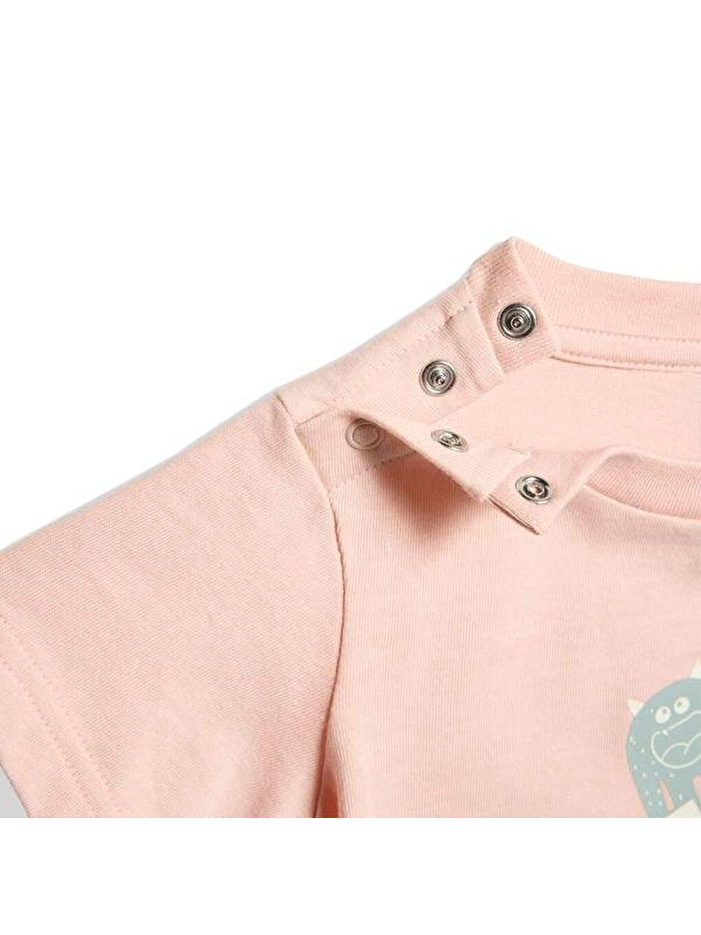 Tiro Nster Bebek Pembe Yuvarlak Yaka Tişört-2