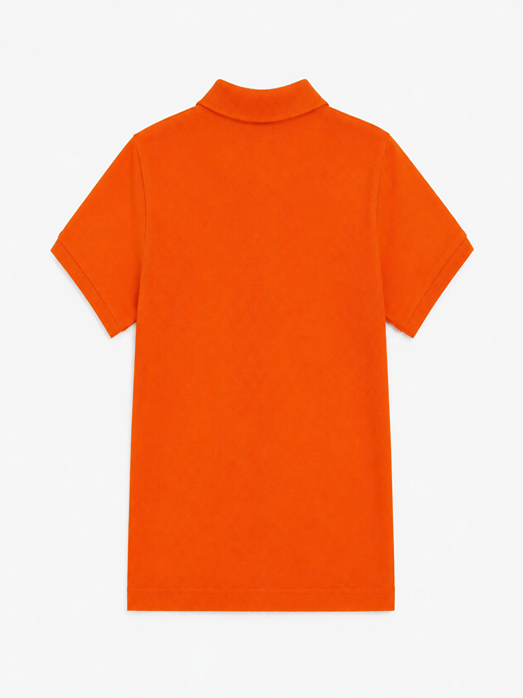 Turuncu Kids Polo Yaka Basic Kısa Kollu  Kız Çocuk Tişört-3