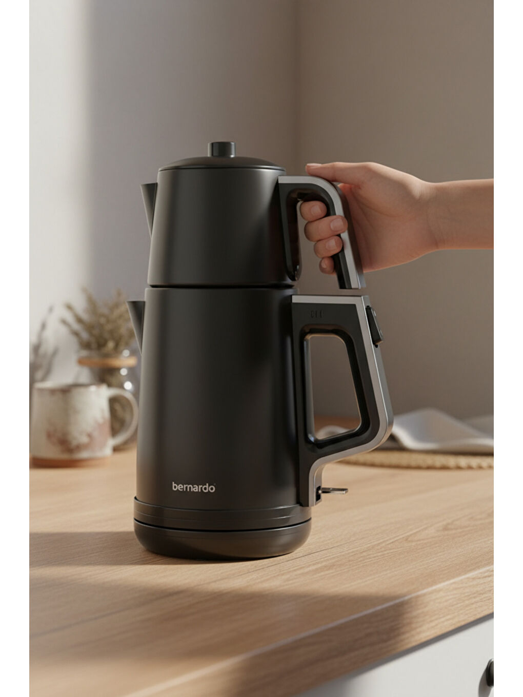 Riva Çelik Çay Makinesi Siyah-2