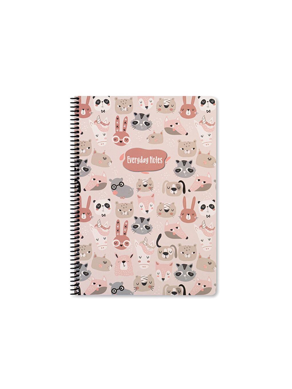 Keskin Color Pembe 16.5X22.5 Kareli Defter Animal Friends - Hayvanlar