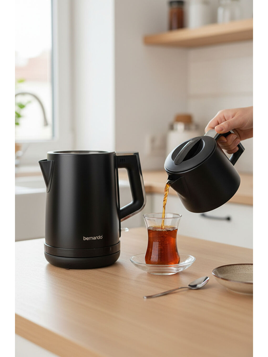 Riva Çelik Çay Makinesi Siyah-3