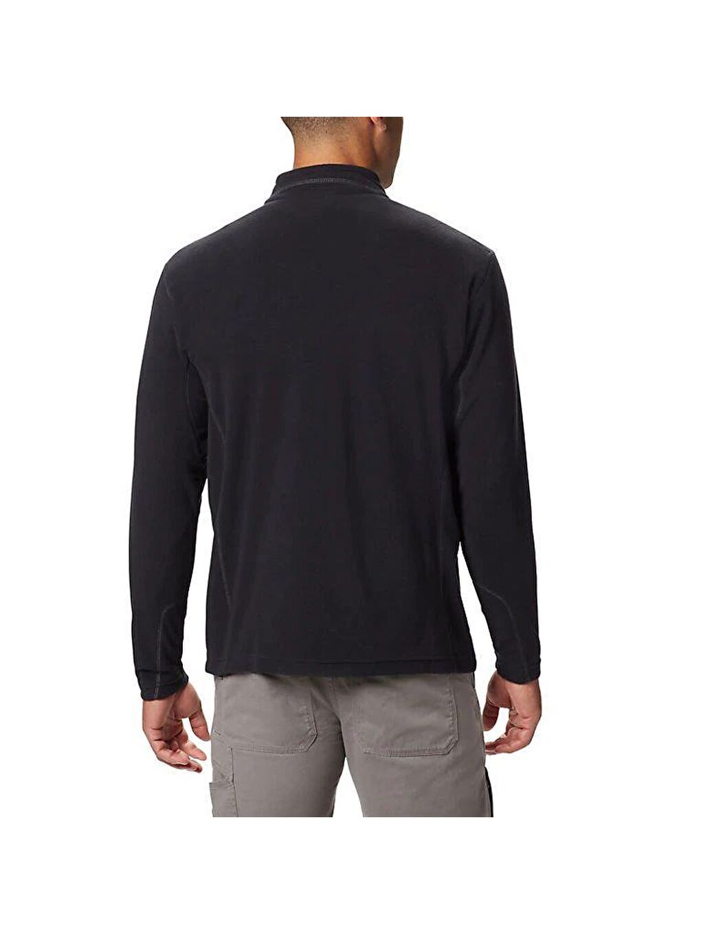 Columbia Siyah AM6558-010 Klamath Range II Half Zip Erkek Polar Sweat - 1