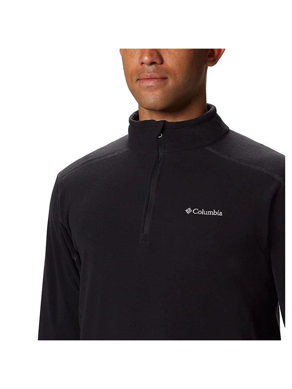 Columbia Siyah AM6558-010 Klamath Range II Half Zip Erkek Polar Sweat - 2