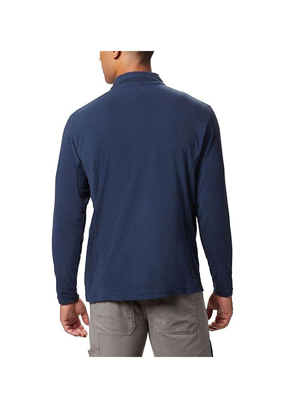 Columbia Lacivert AM6558-466 Klamath Range II Half Zip Erkek Polar Sweat - 1