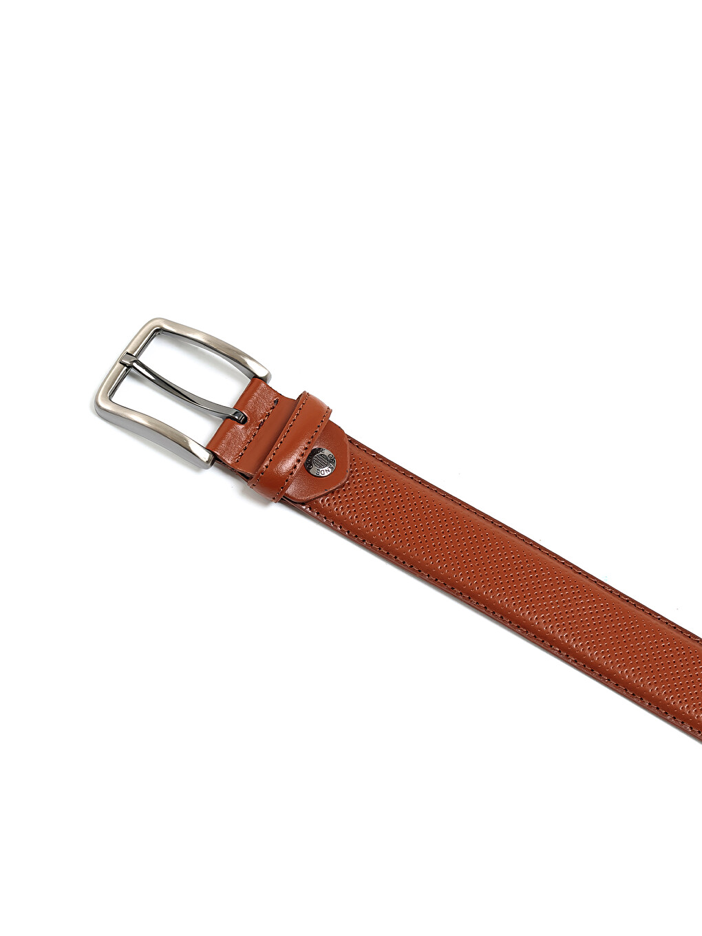 Kahverengi Erkek F-034-111 Klasik Kemer (genişlik 3.5 Cm)-1